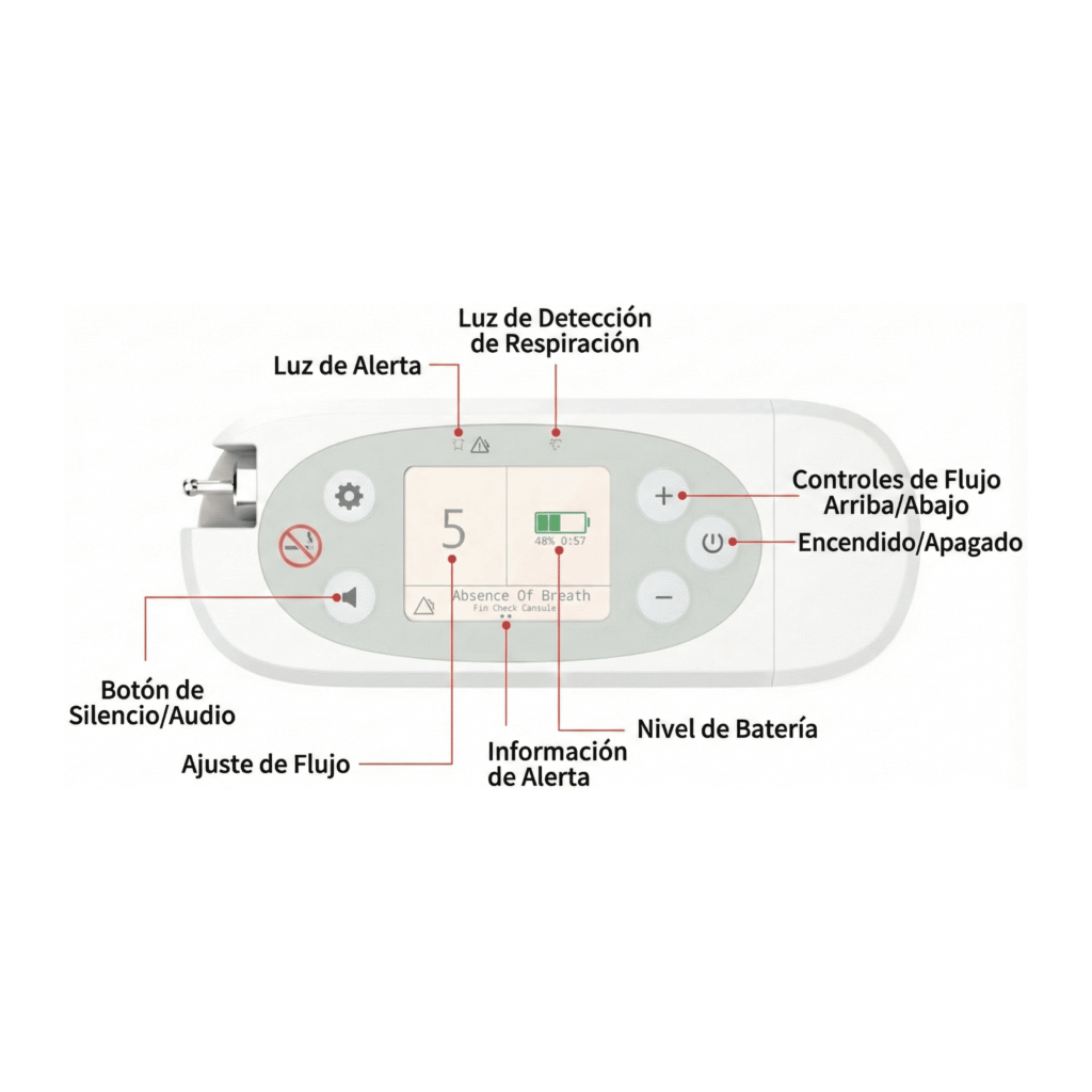 Concentrador de Oxígeno Portatil Rhythm Healthcare P2